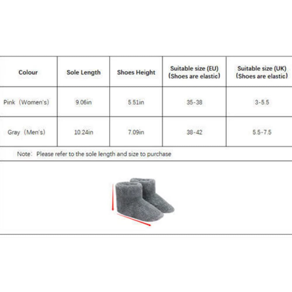 Winter USB Electric Heating Shoes for Women Men Comfortable Plush Foot Warmer Boots Warm Heated Shoes Slipper Indoor Outdoor