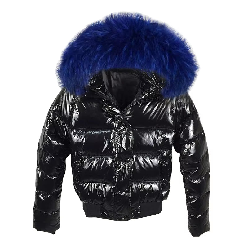 Fake Fur Winter Female Jacket New 2023 Hooded Winter Coat Women Warm Parkas Waterproof Winter Jacket for Women Short Outerwear