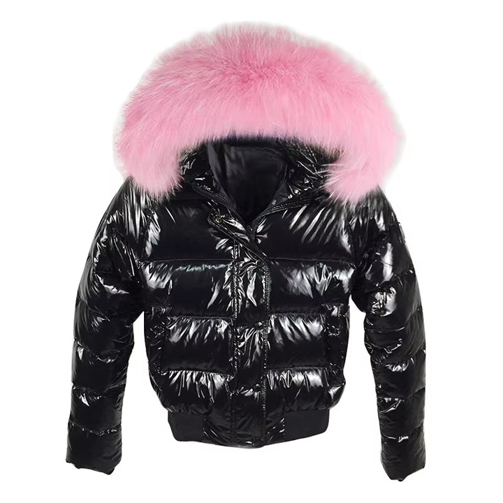 Fake Fur Winter Female Jacket New 2023 Hooded Winter Coat Women Warm Parkas Waterproof Winter Jacket for Women Short Outerwear