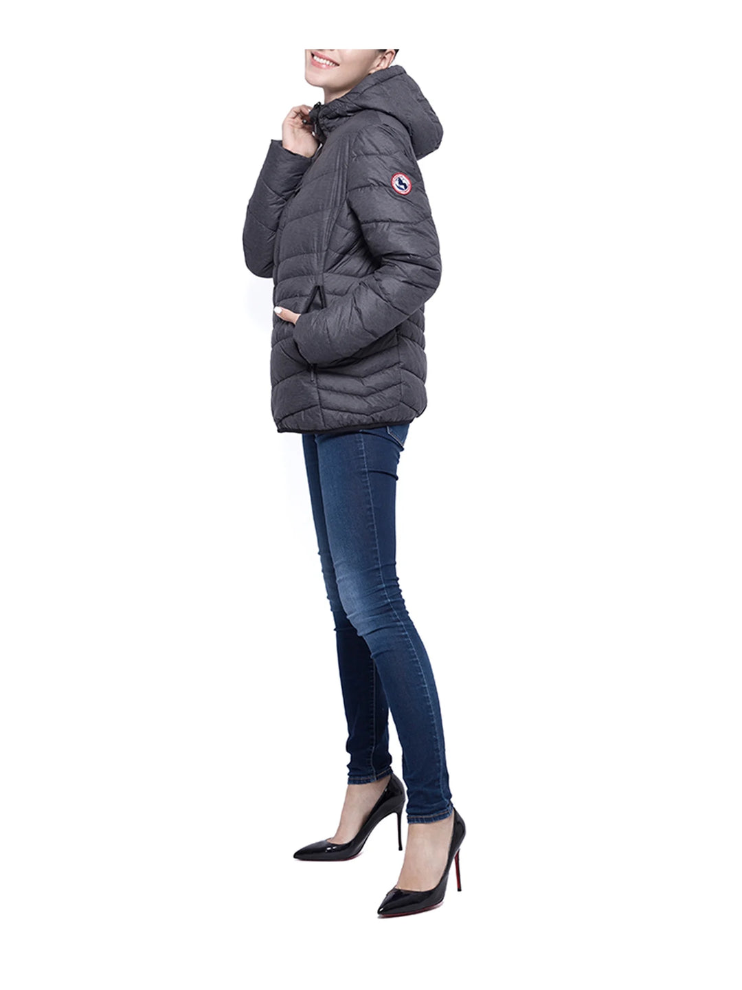 Women'S Light Puffer Jacket Coat, up to 2XL