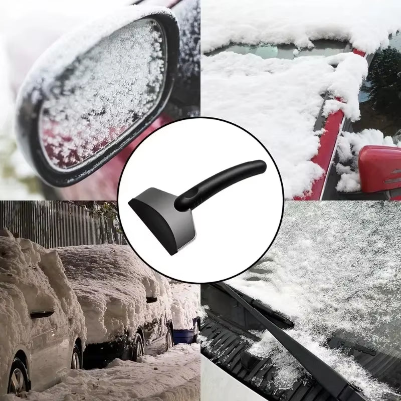 1/2Pcs Car Snow Shovel Winter Windshield Defrosting Ice Scraper Tool Stainless Steel Car Windshield Snow Remover Car Accessories