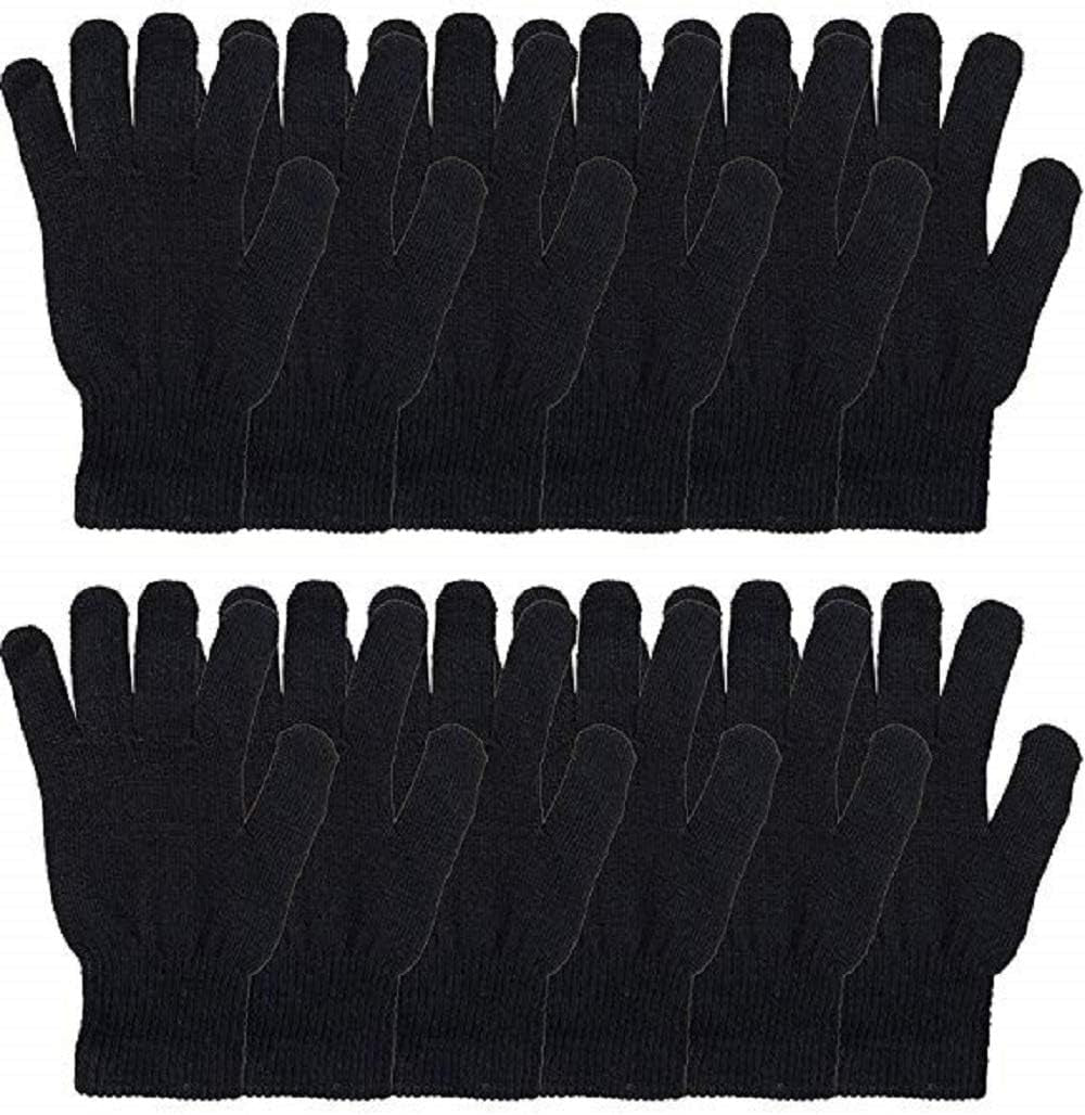 Winter Beanies & Gloves for Men & Women, Warm Thermal Cold Resistant Bulk Packs