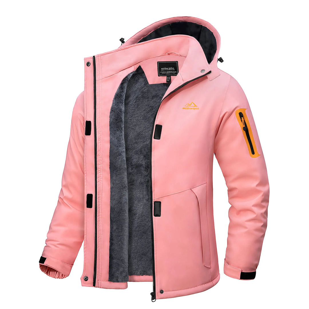 Womens Winter Fleece Jackets Waterproof Snowboard Ski Jacket Coat Outdoor Camping Hiking Jackets Windbreaker Parka