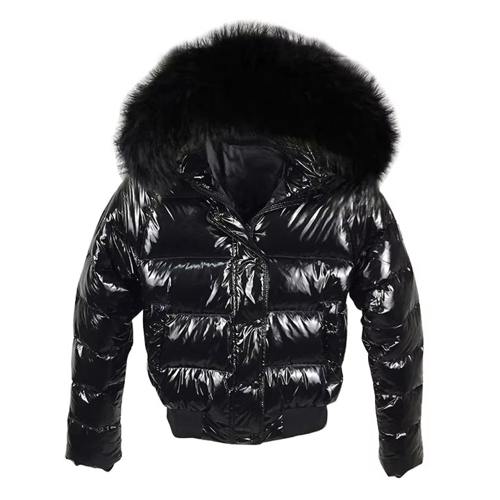 Fake Fur Winter Female Jacket New 2023 Hooded Winter Coat Women Warm Parkas Waterproof Winter Jacket for Women Short Outerwear