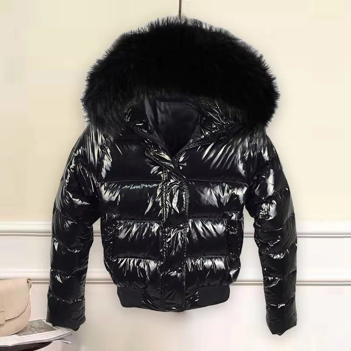 Fake Fur Winter Female Jacket New 2023 Hooded Winter Coat Women Warm Parkas Waterproof Winter Jacket for Women Short Outerwear