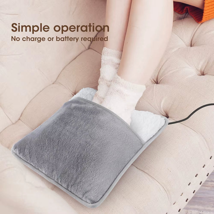 Hot Sale USB Foot Warmer Pad Soft Winter Feet Warmer Foot Heating Pad Heated Foot Warmer Electric Heating Pad for Home & Office